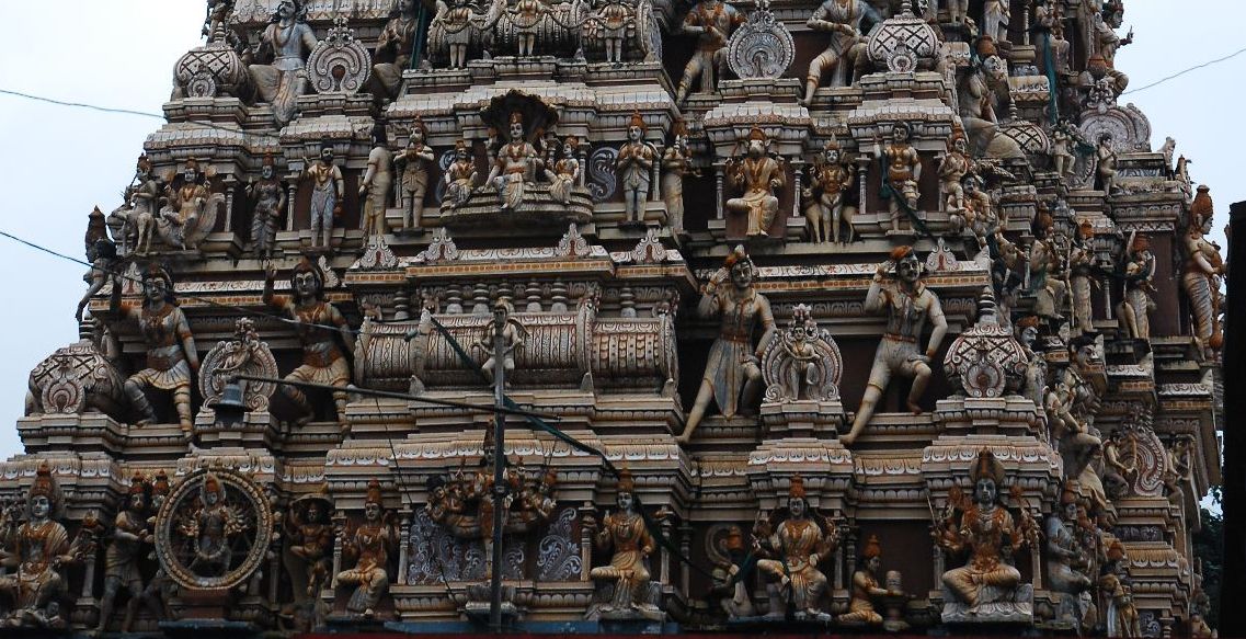 Gopuram of a Hindu Temple