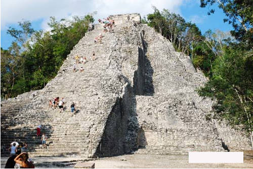 Coba Pyramid in Mexico