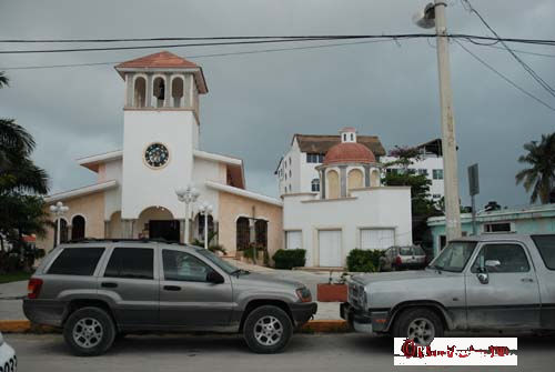 Puerto Morelos Town in Mexico
