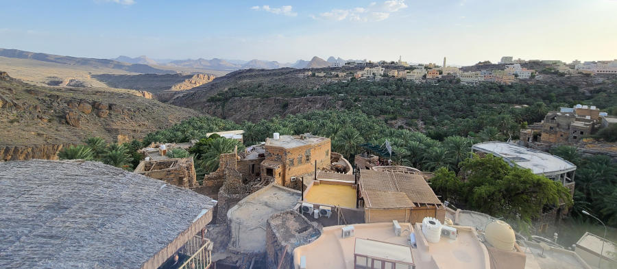 Misfat al Abriyeen Mud Village in Oman