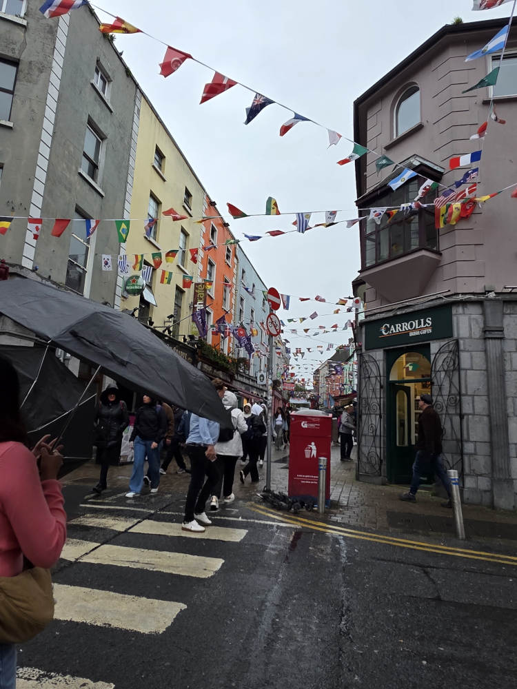 Lively Streets of Galway, Ireland